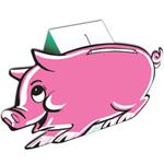 N6 Piggy Bank With Custom Imprint